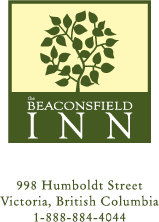 Beaconsfield Inn, 998 Humboltd Street, Victoria, British Columbia, 1-888-884-4044